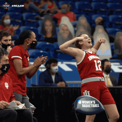 Flexing Womens Basketball GIF by NCAA Championships