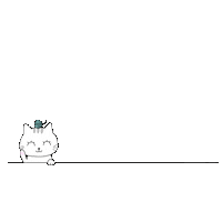Cats Hello Sticker by Lieblings-Stück
