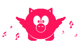 Pink Flying Sticker by FanFlex
