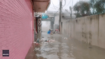 Coastal Town in India Flooded as Cyclone Yaas Makes Landfall