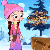 Christmas Happy Holidays GIF by Chhota Bheem