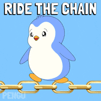 Happy Chain Reaction GIF by Pudgy Penguins