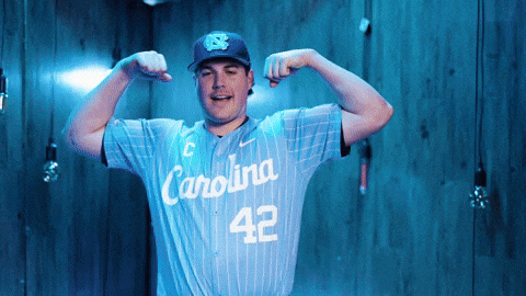 University Of North Carolina Baseball GIF by UNC Tar Heels
