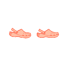 walk nom Sticker by Crocs Shoes