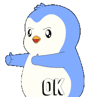 Penguin Yes Sticker by Pudgy Penguins