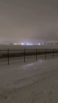 Plane Slides Off Taxiway at Minnesota's Minneapolis-St Paul International Airport
