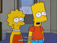 bart simpson hello GIF