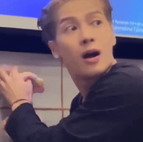 jiaerfiles scared surprised jackson wang jackytwt GIF