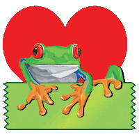 frogtape frog tape green tape painters tape Sticker