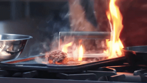 Fire Burger GIF by Food Club FOX