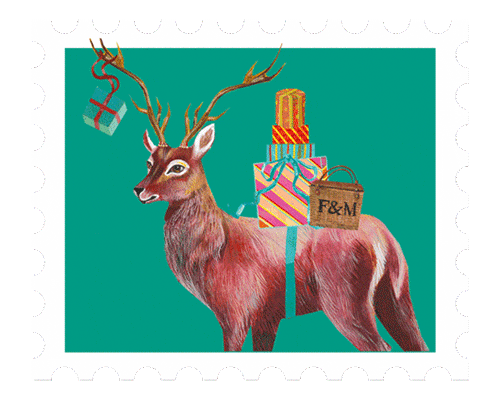 Merry Christmas Sticker by Fortnum & Mason