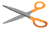 scissors STICKER