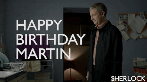 happy birthday GIF by Sherlock