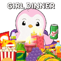 Diet Coke Popcorn Sticker by Pudgy Penguins