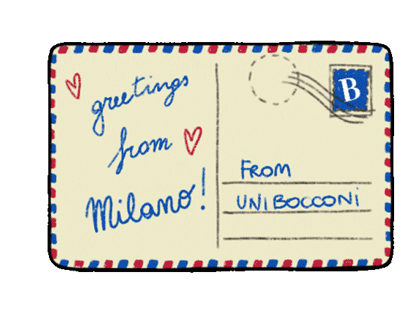 Greetings From Summer Sticker by Bocconi University