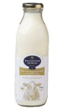 Milk Sticker by Bannister Downs Dairy