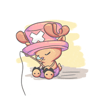chopper sleeps GIF