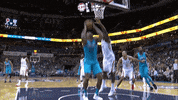 dwight howard flex GIF by Charlotte Hornets