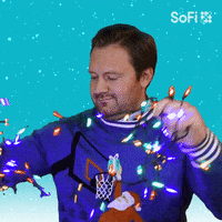 Untangling Christmas Spirit GIF by SoFi