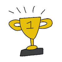 winner trophy Sticker by Lowi