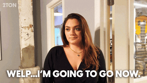 Awkward Exit Stage Left GIF by 2TON Agency