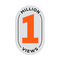 1 Million Sticker by Scorpio Music