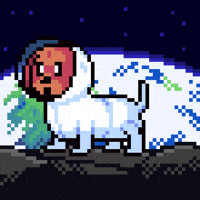 Dog Space GIF by Abstract HotDogs