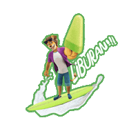 ice cream beach Sticker by Unilever Indonesia