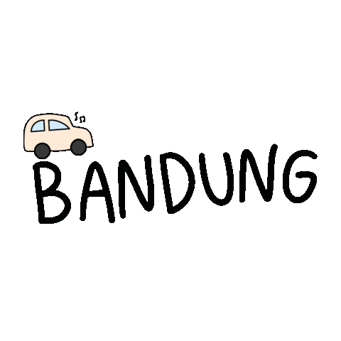 Bandung Sticker by Heytheresia