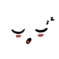 Sleepy Eyes Sticker