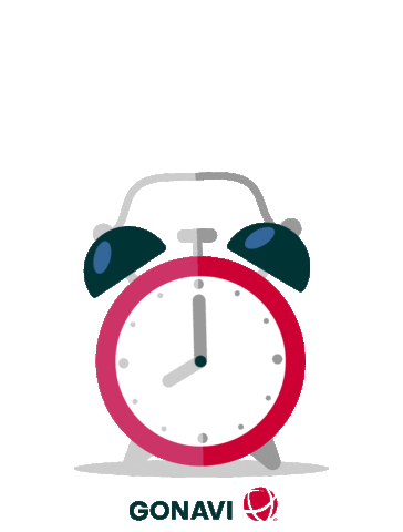 Reloj Alarma Sticker by Gonavi