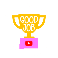 Mental Health Good Job Sticker by YouTube