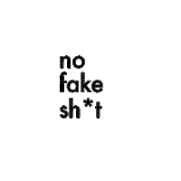 Logo Nofakeshit Sticker by OIAM Naturals