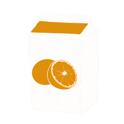 Sick Orange Juice Sticker