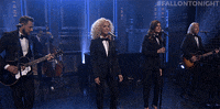 fallontonight music guitar singing band GIF