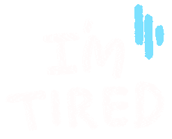 Tired Sticker Sticker by Ai and Aiko