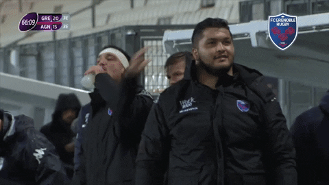 fc grenoble applause GIF by FCG Rugby