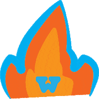 Fire Elephant Sticker by words of wisDOME