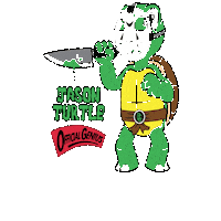 Skateboarding Turtle Sticker by OfficialGenius
