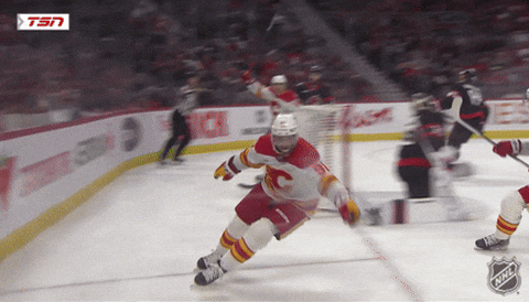 Happy Calgary Flames GIF by NHL