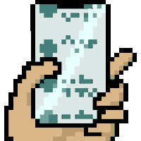 Phone Scrolling Sticker