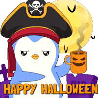 Trick Or Treat Halloween GIF by Pudgy Penguins