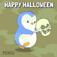 Trick Or Treat Halloween GIF by Pudgy Penguins