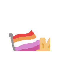 Lgbt Pride Pixel Sticker