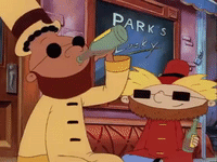 hey arnold nick splat GIF