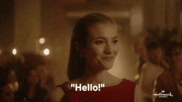 Skyler Samuels Hello GIF by Hallmark Channel