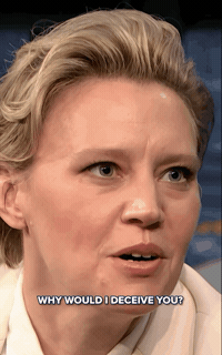 Lying Seth Meyers GIF