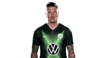 Joking Daniel Ginczek Sticker by VfL Wolfsburg