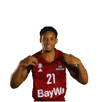 Augustine Rubit Cheer Sticker by FC Bayern Basketball