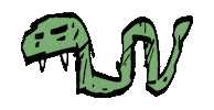 Snake Slither Sticker